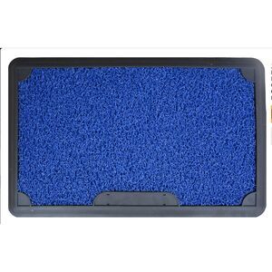 J & V Textiles 2 Piece Disinfectant Door Mat 18 x 28 Heavy Duty  Indoor Outdoor